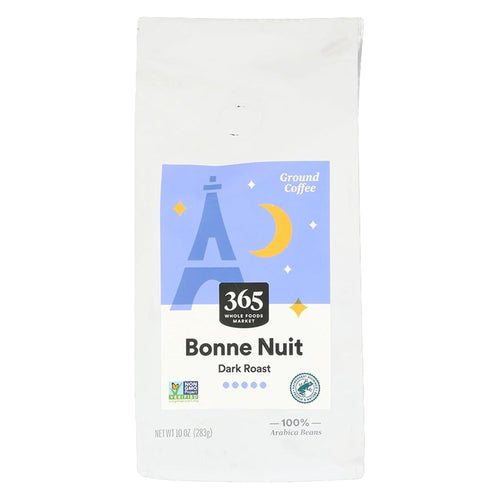 365 by Whole Foods Market Bonne Nuit Dark Roast Ground Coffee, 10 oz.