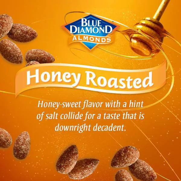 Blue Diamond Almonds Honey Roasted, 12oz.