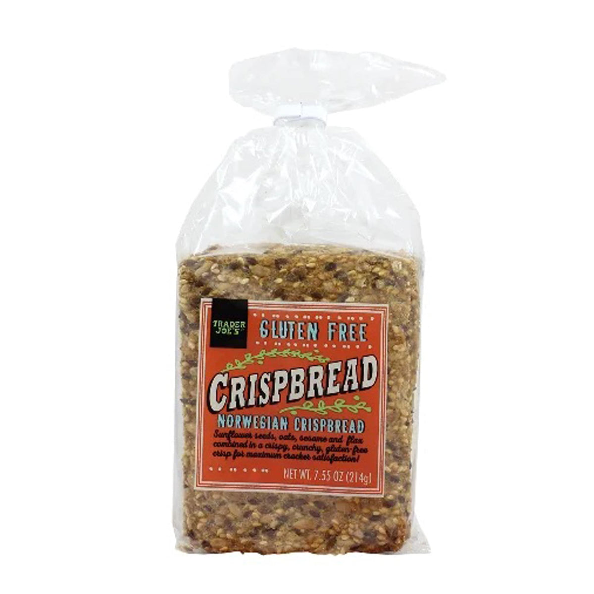 Trader Joe's Gluten Free Norwegian Crispbread, Snacks, 7.55 oz.