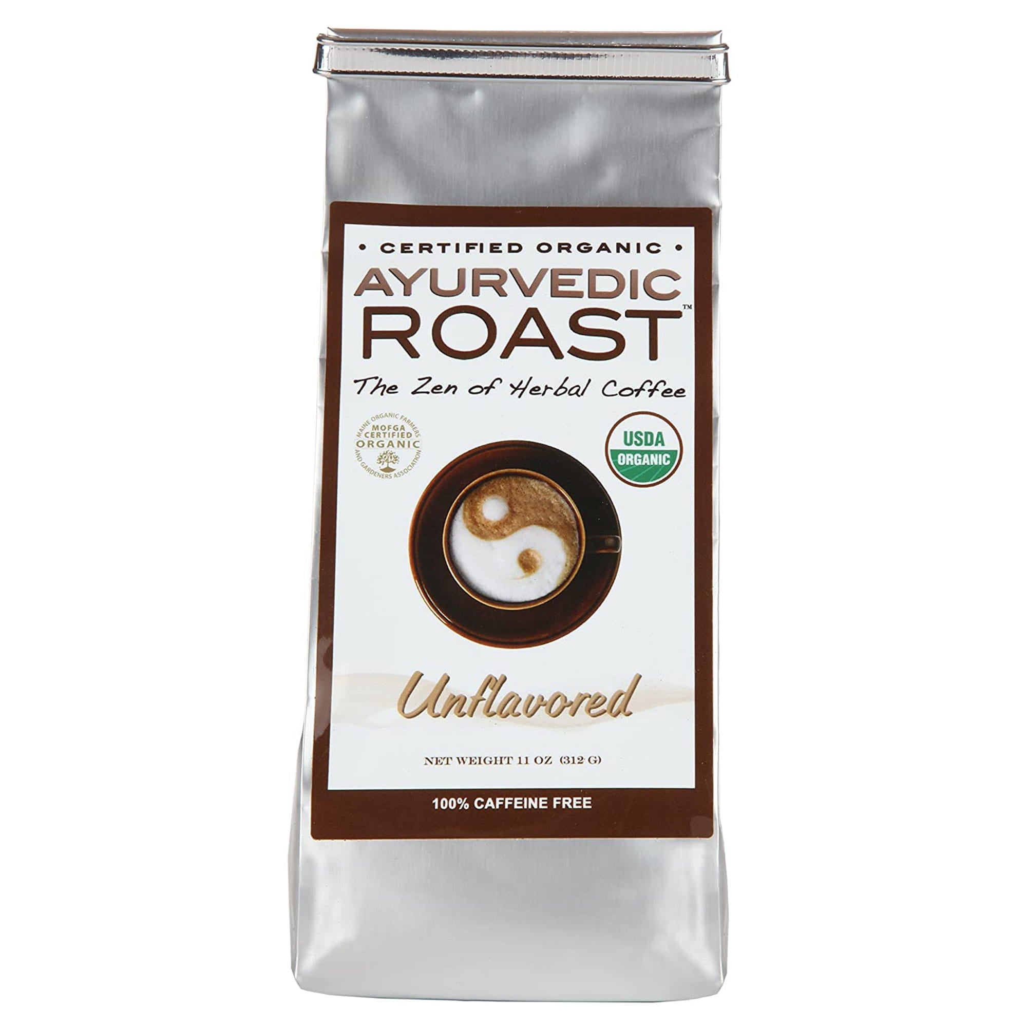 Ayurvedic Roast Unflavored, Organic Coffee Substitute Caffeine Free Grain Coffee, 11 oz