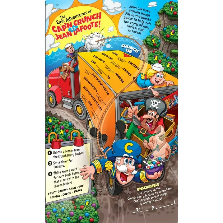 Cap’n Crunch Oops All Berries Crunchy Cereal Value Pack 16.9 oz Box