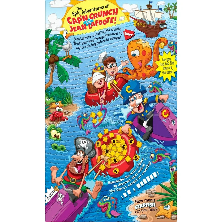 Cap'n Crunch Sweetened Corn Oat Cereal, Kosher, 22.1 oz