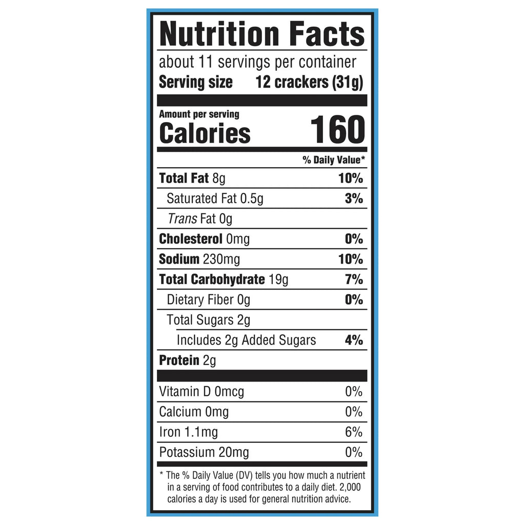 Chicken in a Biskit Original Baked Snack Crackers, Lunch Snacks, Family Size, 12 oz