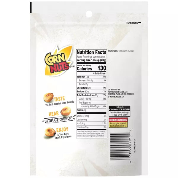 Corn Nuts Original Crunchy Corn Cernels, 7oz.