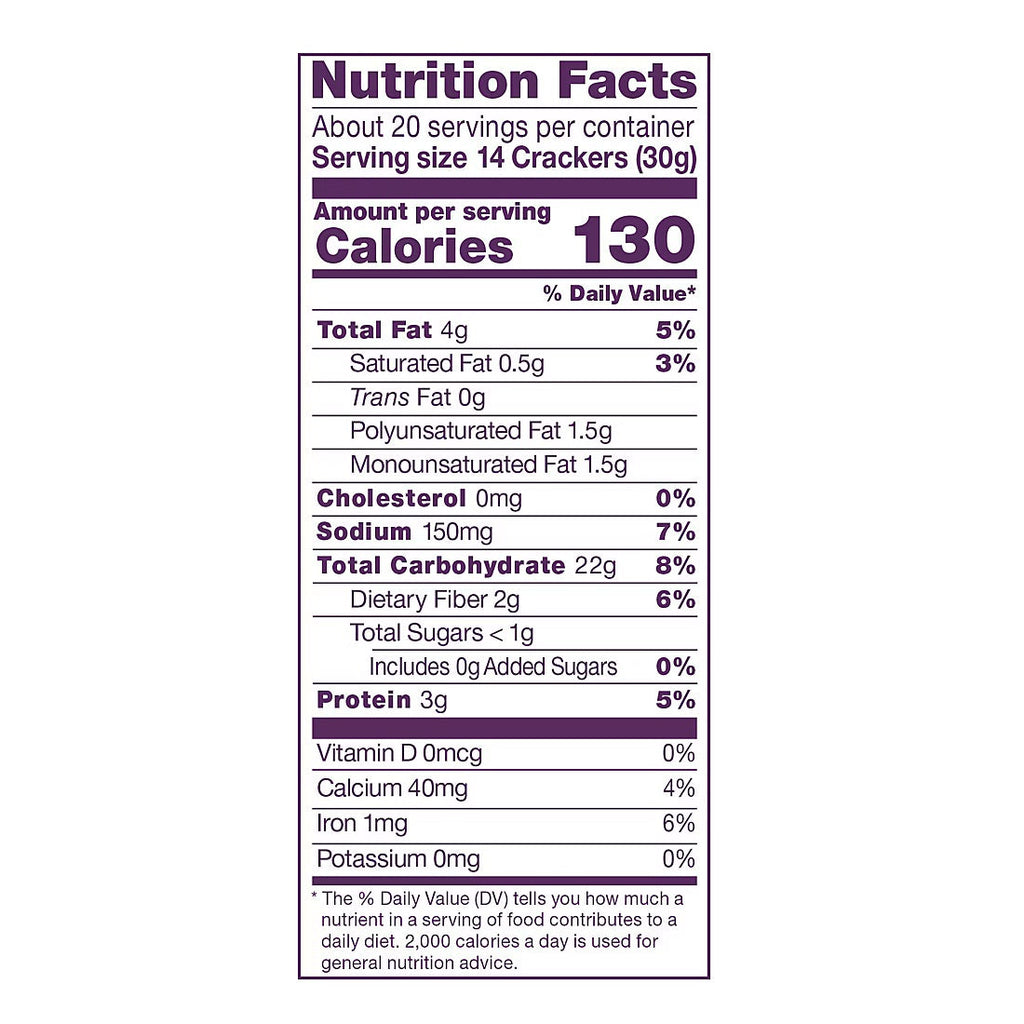 Crunchmaster Multi-Grain Crunchy Baked Rice Cracker 4-Seed, 21 oz.