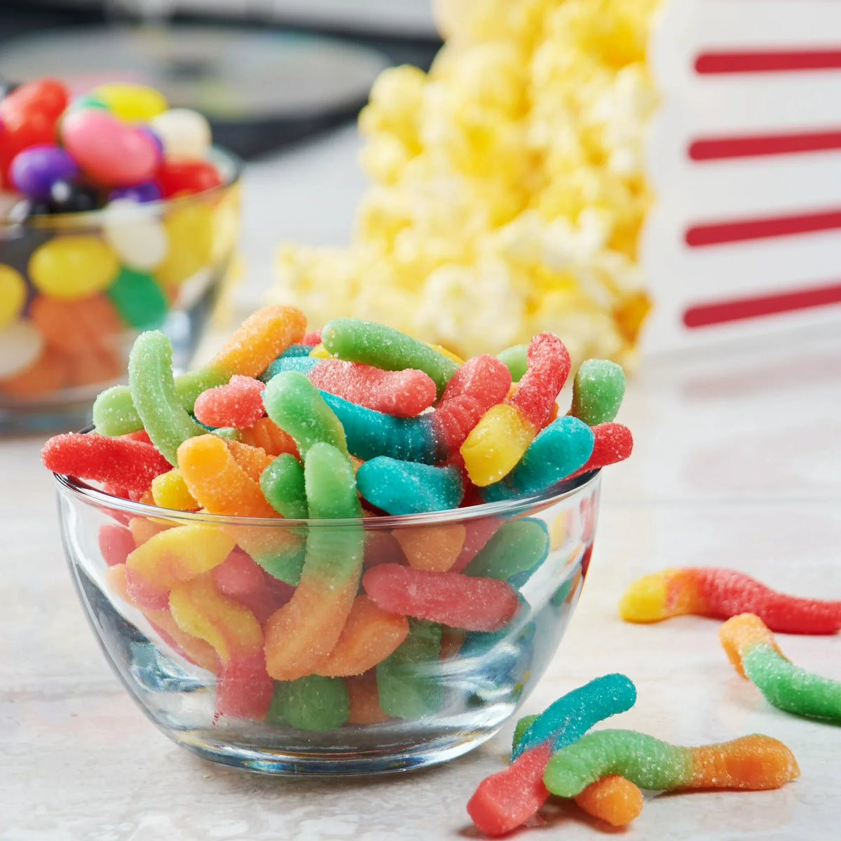 Great Value Sour Gummy Worms Chewy Candy 6 oz