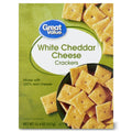 Great Value White Cheddar Cheese Crackers, 12.4 oz
