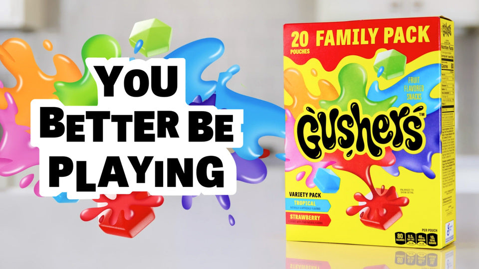 Gushers Fruit Flavored Snacks, Tropical Fruit Flavor, 6 Pouches, 4.8 oz