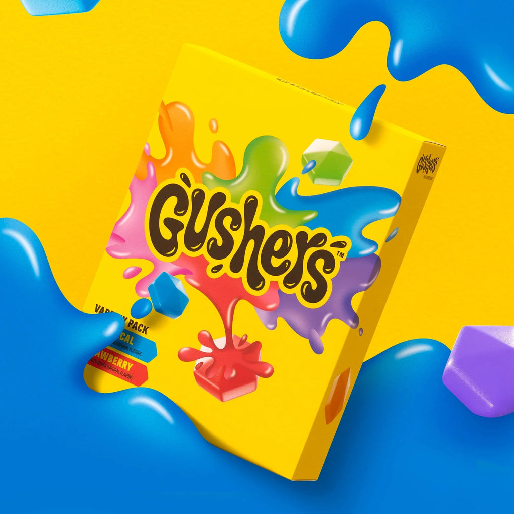 Gushers Fruit Flavored Snacks Variety Pack 6 Count 4.8 oz