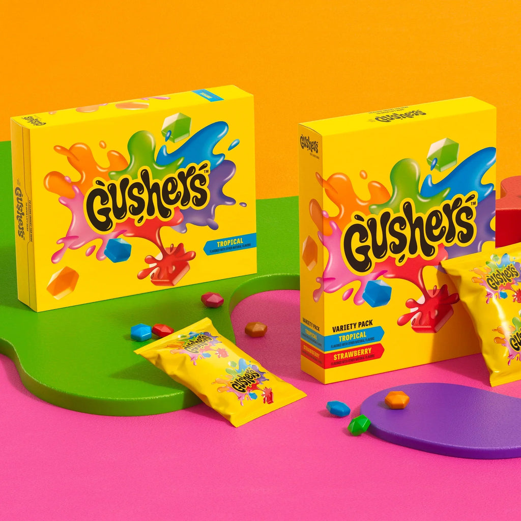 Gushers Fruit Flavored Snacks Variety Pack 6 Count 4.8 oz