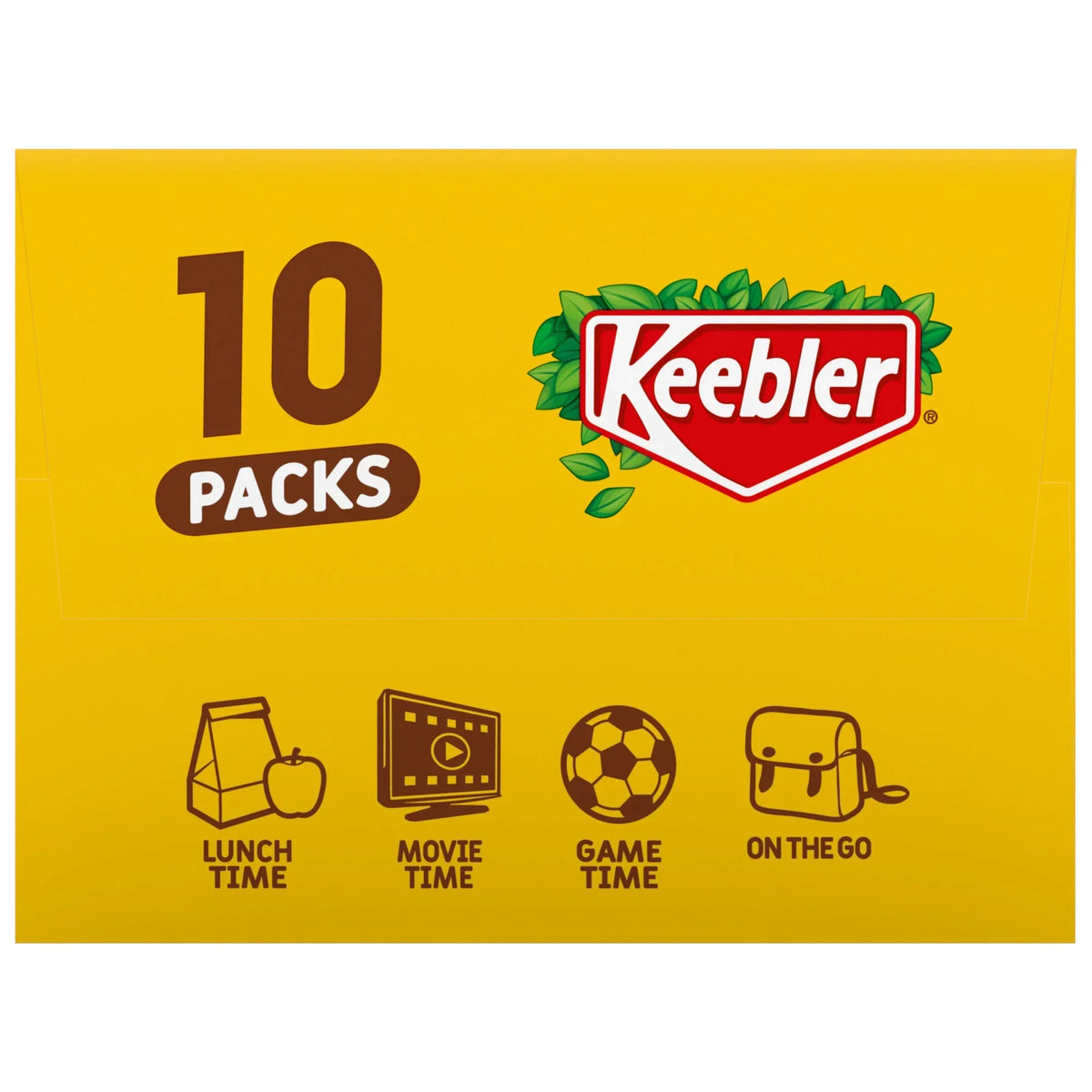Keebler Fudge Stripes Minis, Original Shortbread Cookies Coated in Keebler Fudge 10 Count, 10 oz