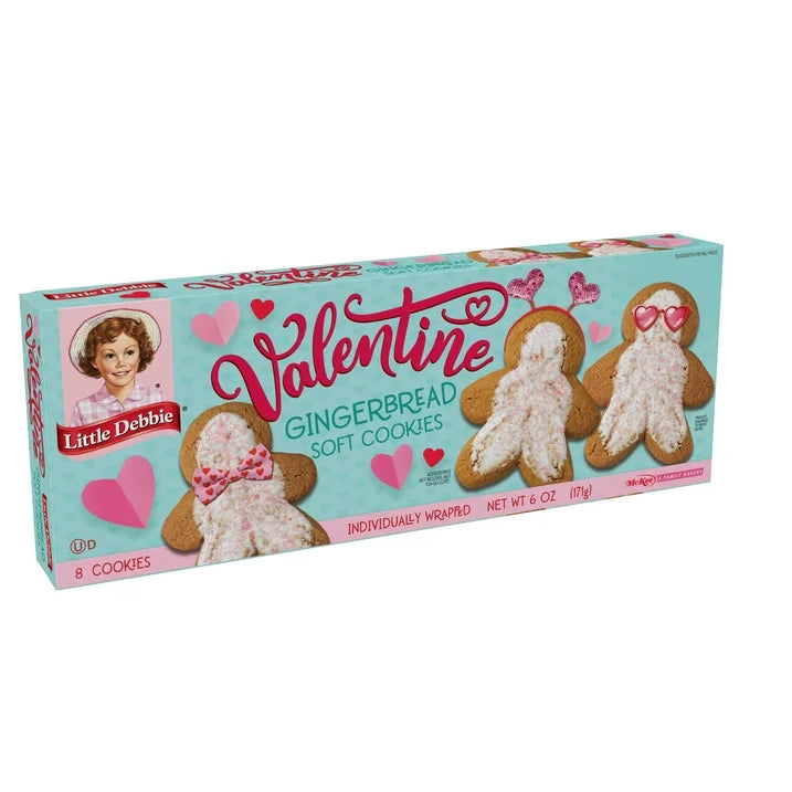 Little Debbie Family Pack Gingerbread Soft Cookies, 6 oz