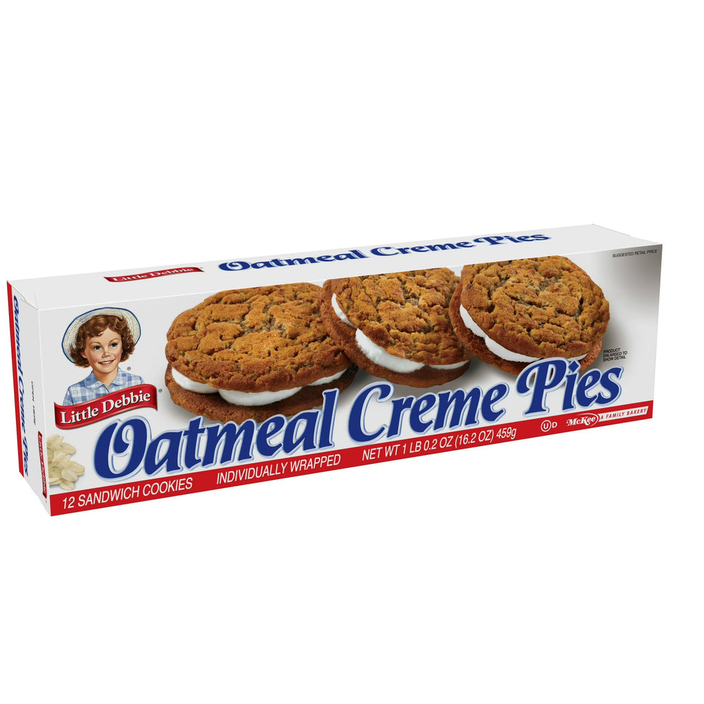 Little Debbie Family Pack Oatmeal Creme Pies, 12 ct