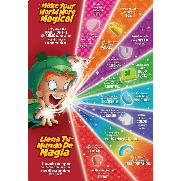 Lucky Charms Gluten Free Cereal with Marshmallows, Kids Cereal Mega Size 26.1 oz