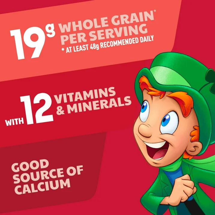 Lucky Charms Gluten Free Cereal with Marshmallows, Kids Cereal Mega Size 26.1 oz