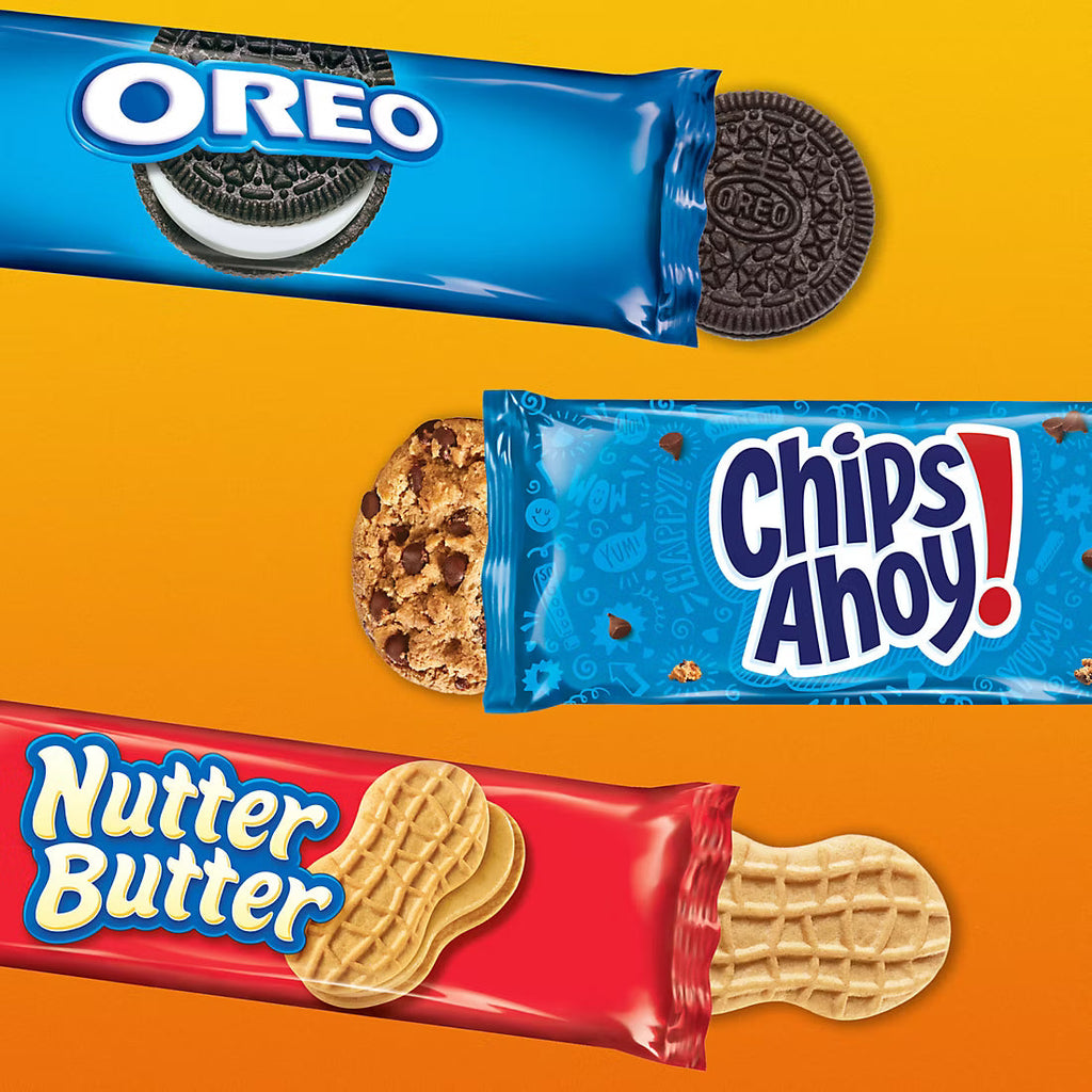 Nabisco Cookie Variety Pack, OREO, Nutter Butter, Chips Ahoy!, Snack Packs, 30 pk.