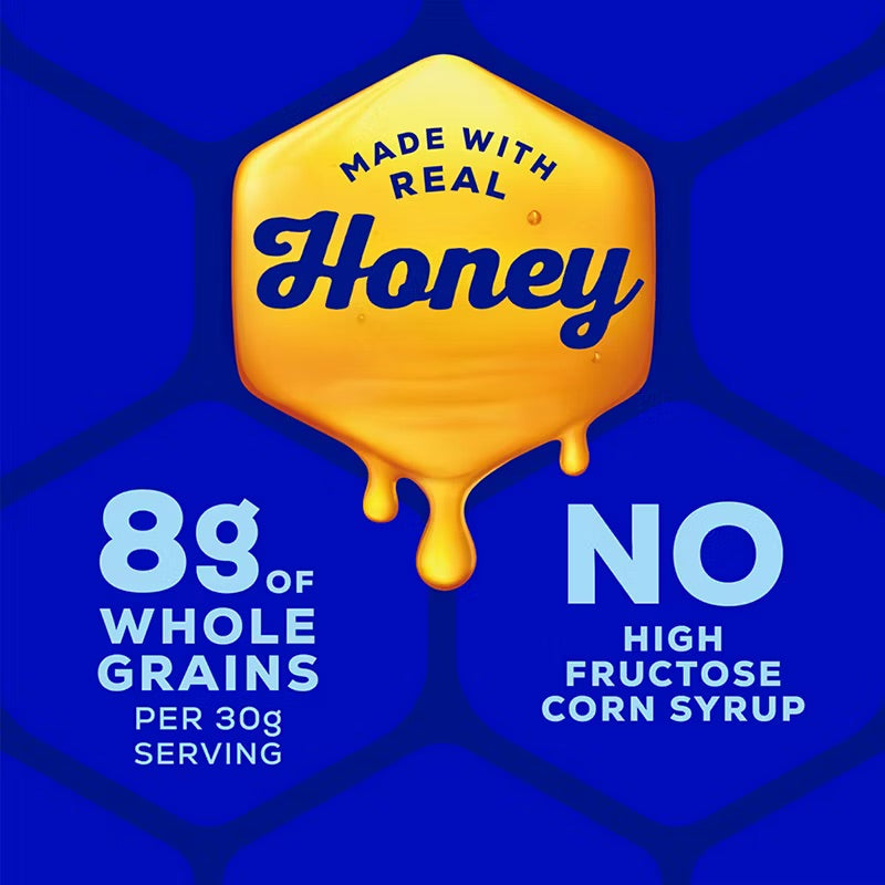 Nabisco Honey Maid Honey Graham Crackers, Lunch Snacks, 14.4 oz. 4 Boxes