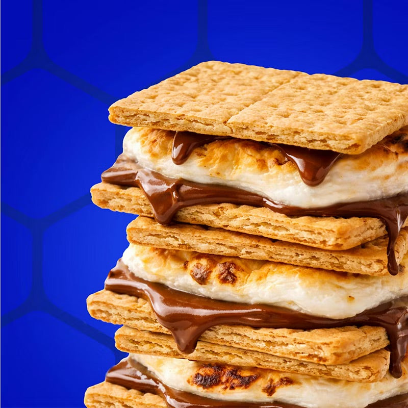 Nabisco Honey Maid Honey Graham Crackers, Lunch Snacks, 14.4 oz. 4 Boxes