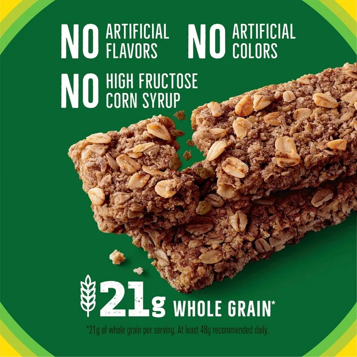 Nature Valley Crunchy Granola Bars, Oats 'n Dark Chocolate, 12 Count, (6 Pouches), 8.94 oz