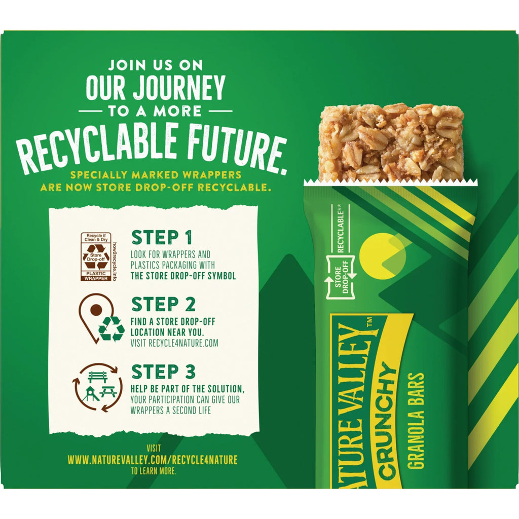 Nature Valley Crunchy Granola Bars, Oats 'n Dark Chocolate, 12 Count, (6 Pouches), 8.94 oz