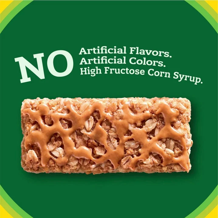 Nature Valley Crunchy Granola Bars Peanut Butter 12 Count (6 Pouches), 8.94 oz