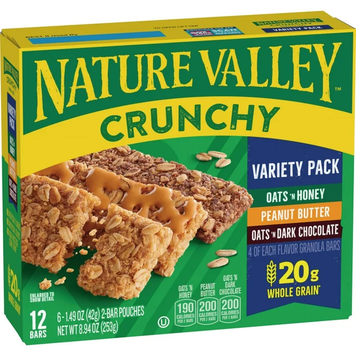 Nature Valley Crunchy Granola Bars Variety Pack 12 ct 