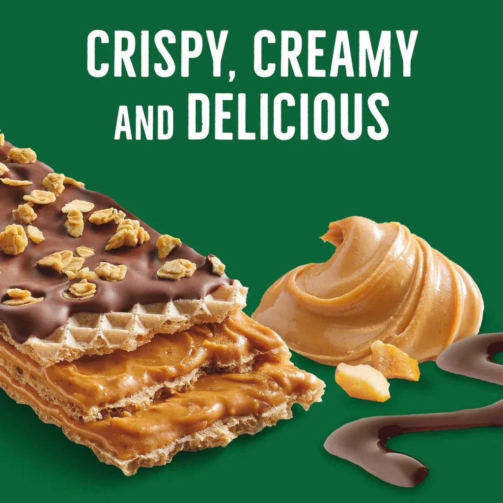 Nature Valley Wafer Bars, Peanut Butter Chocolate 5 Bars, 6.5 oz (3 pack)