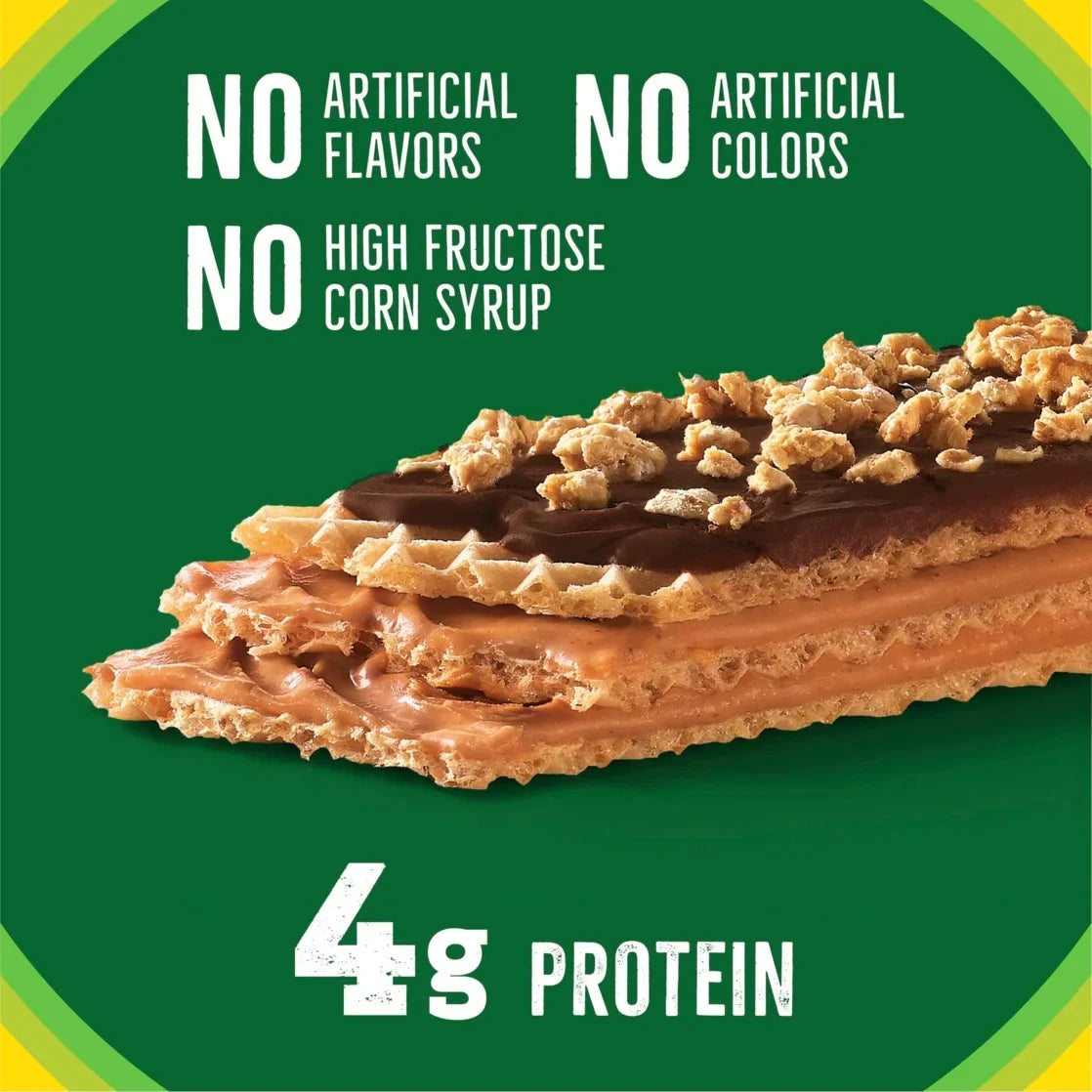 Nature Valley Wafer Bars, Peanut Butter Chocolate 5 Bars, 6.5 oz (3 pack)