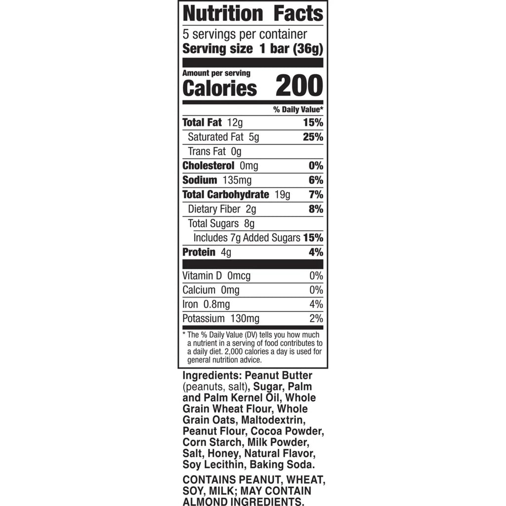 Nature Valley Wafer Bars, Peanut Butter Chocolate 5 Bars, 6.5 oz (3 pack)