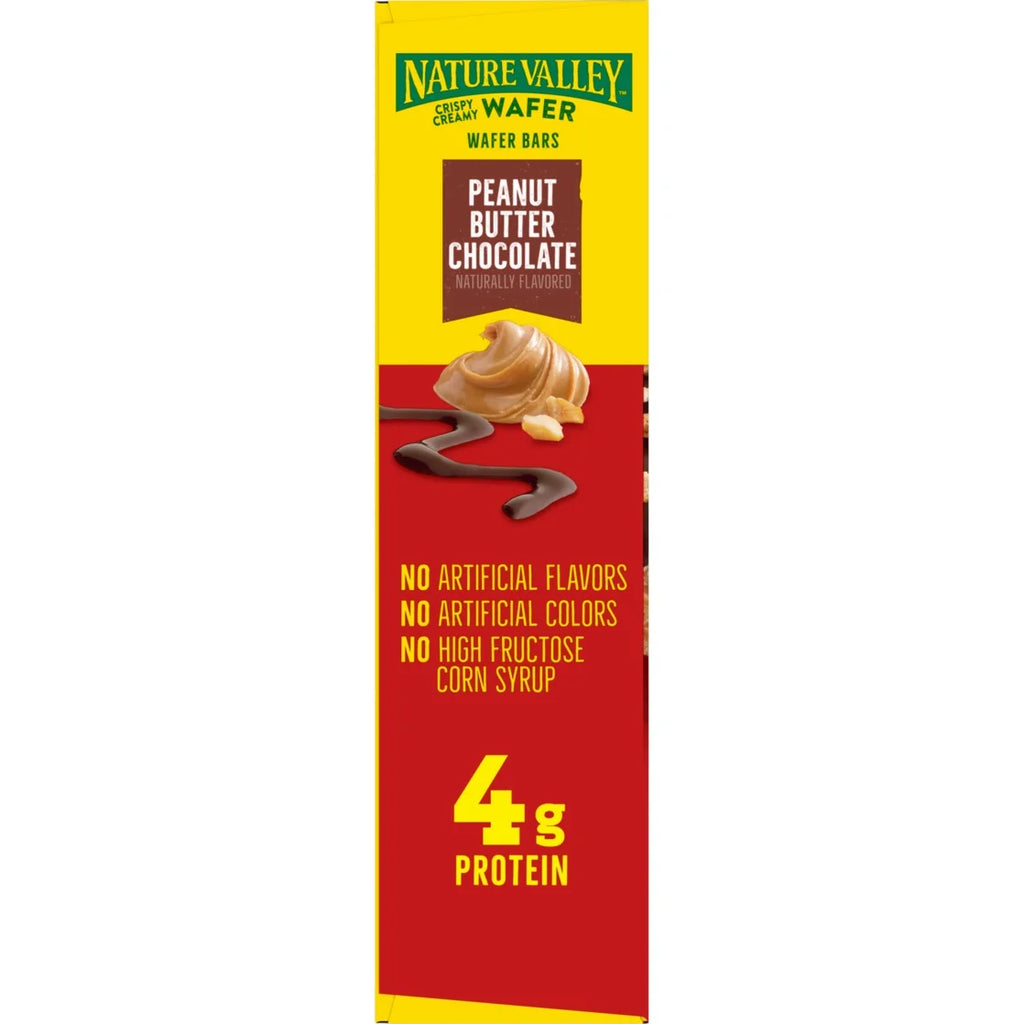 Nature Valley Wafer Bars, Peanut Butter Chocolate 5 Bars, 6.5 oz (3 pack)