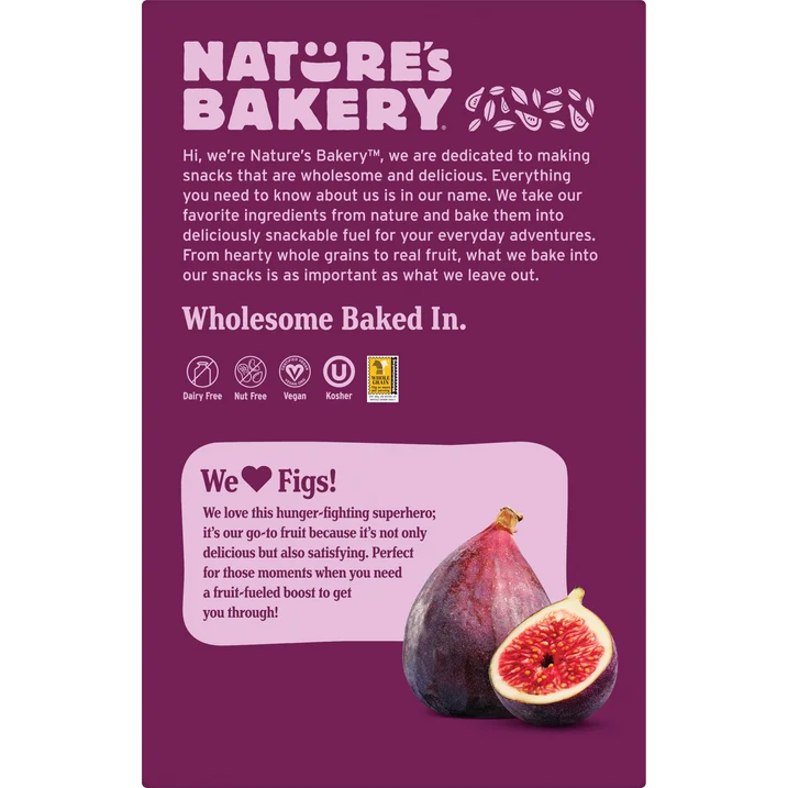 Nature's Bakery Original Fig Bars Kosher Soft Baked 10 Twin Packs, 20 oz