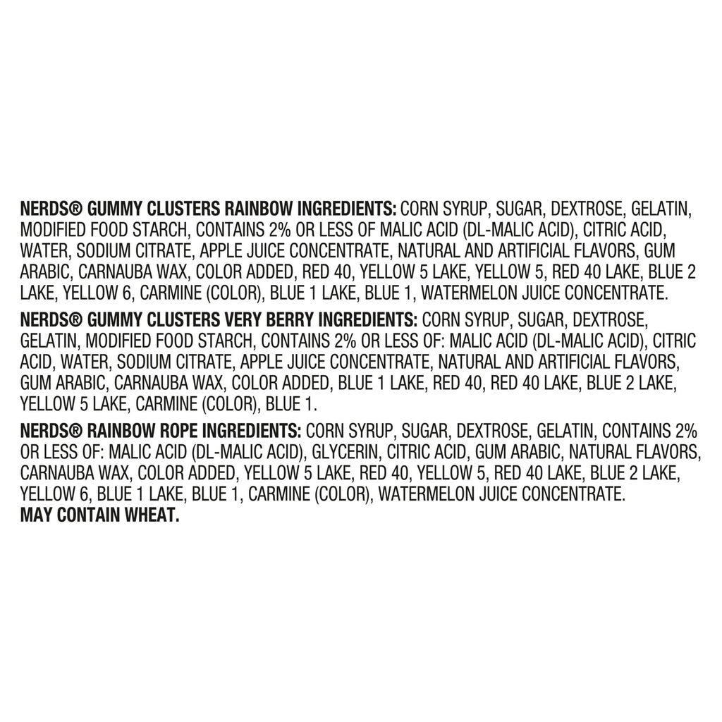 NERDS Gummy Clusters & Rope Candy Variety Pack 23.52 oz