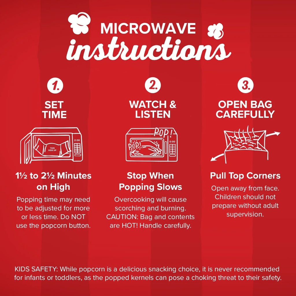 Orville Redenbacher’s Microwave Popcorn Mini Bags, Movie Theater Butter Flavor, 12-Count, 1.5 oz