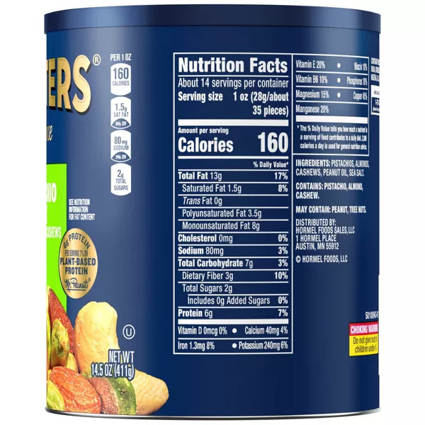 Planters Deluxe Pistachio Mix with Almonds and Cashews, 14.5oz.
