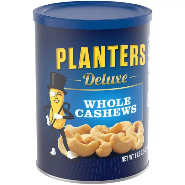 Planters Deluxe Salted Whole Cashews, 18.25oz.