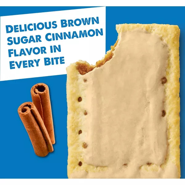 Pop-Tarts Frosted Brown Sugar Cinnamon Pastries, 8ct/13.5oz.