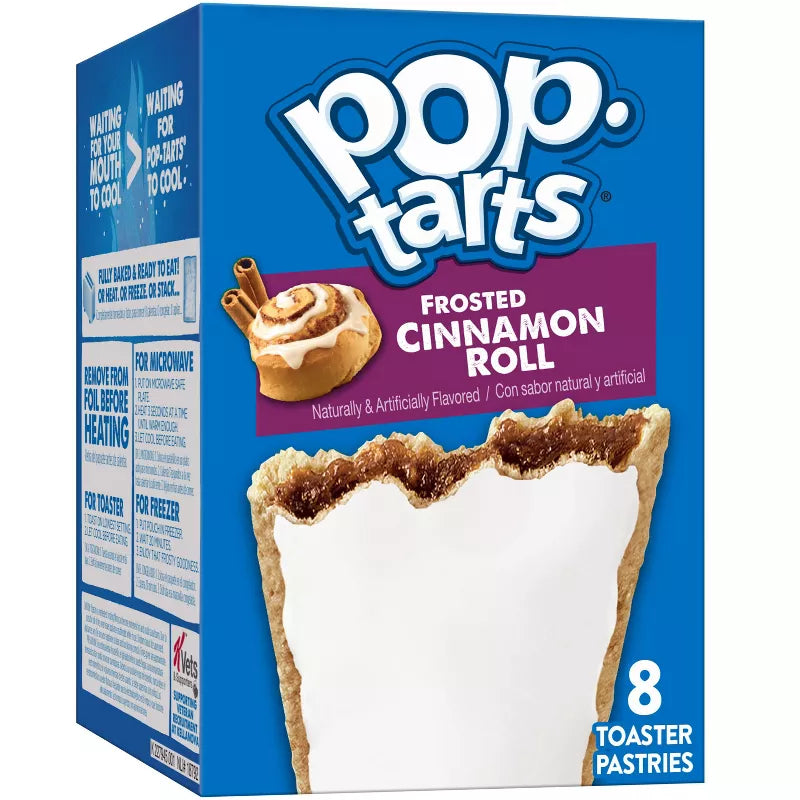 Pop-Tarts Frosted Cinnamon Roll​ Filling Toaster Pastries, 13.5oz/8ct.