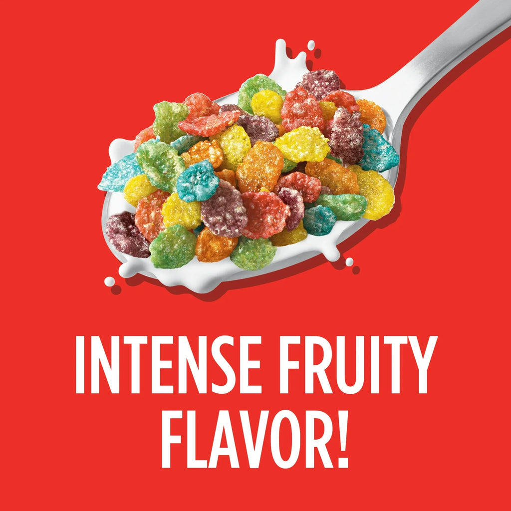 Post Fruity PEBBLES Breakfast Cereal, Gluten Free Sweetened Puffed Rice, 32 oz