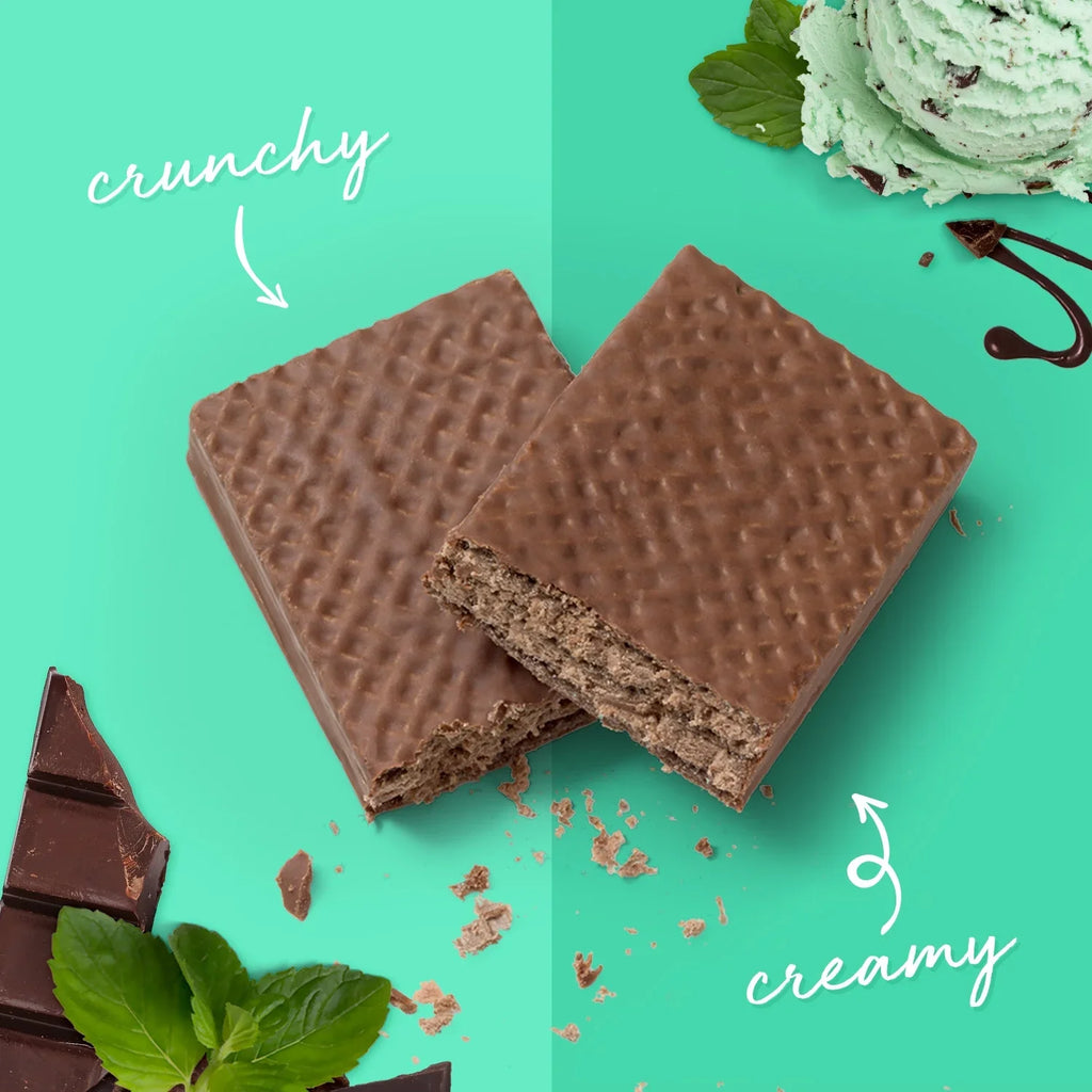 Power Crunch Original Protein Energy Bars, Chocolate Mint, 5 Bars