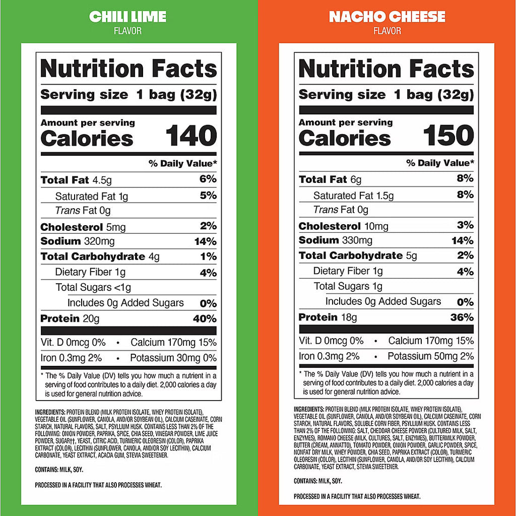 Quest Tortilla Style Protein Chips, Nacho Cheese &amp; Chili Lime, Snacks, 14 ct.