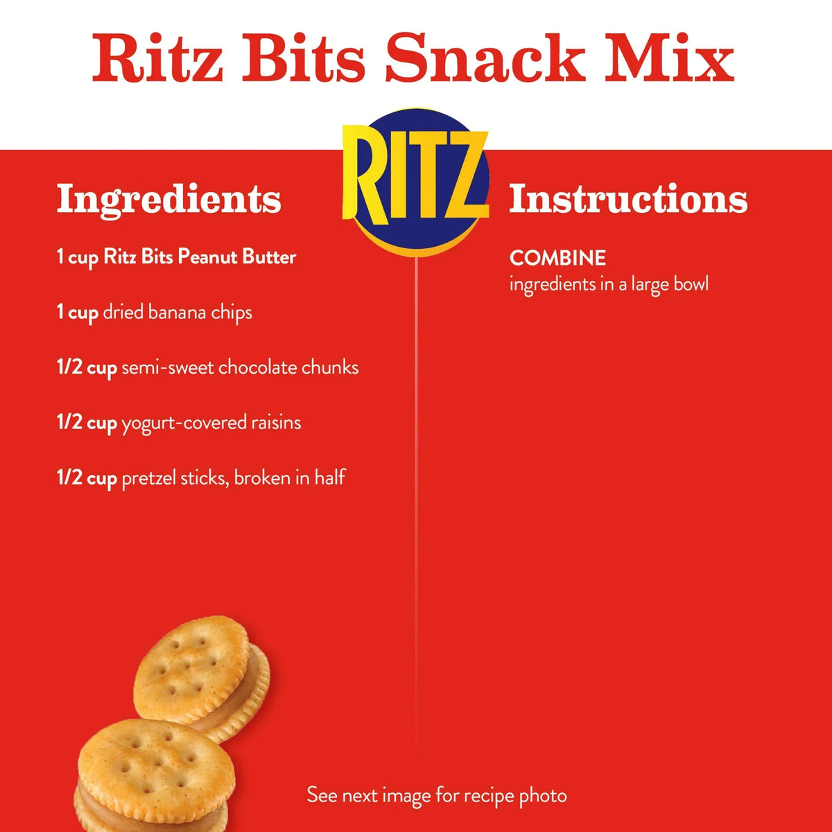 RITZ Bits Peanut Butter Sandwich Crackers, Snacks, Lunch Snacks 8.8 oz