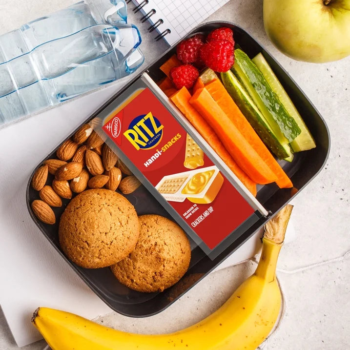 RITZ Handi-Snacks Crackers 'N Cheesy Dip Snack Packs, 10 Snack Packs