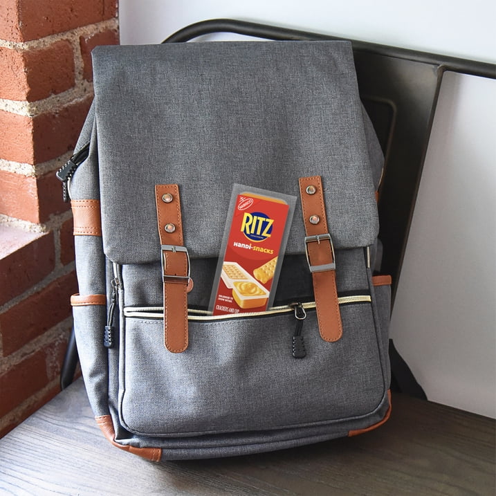 RITZ Handi-Snacks Crackers 'N Cheesy Dip Snack Packs, 10 Snack Packs