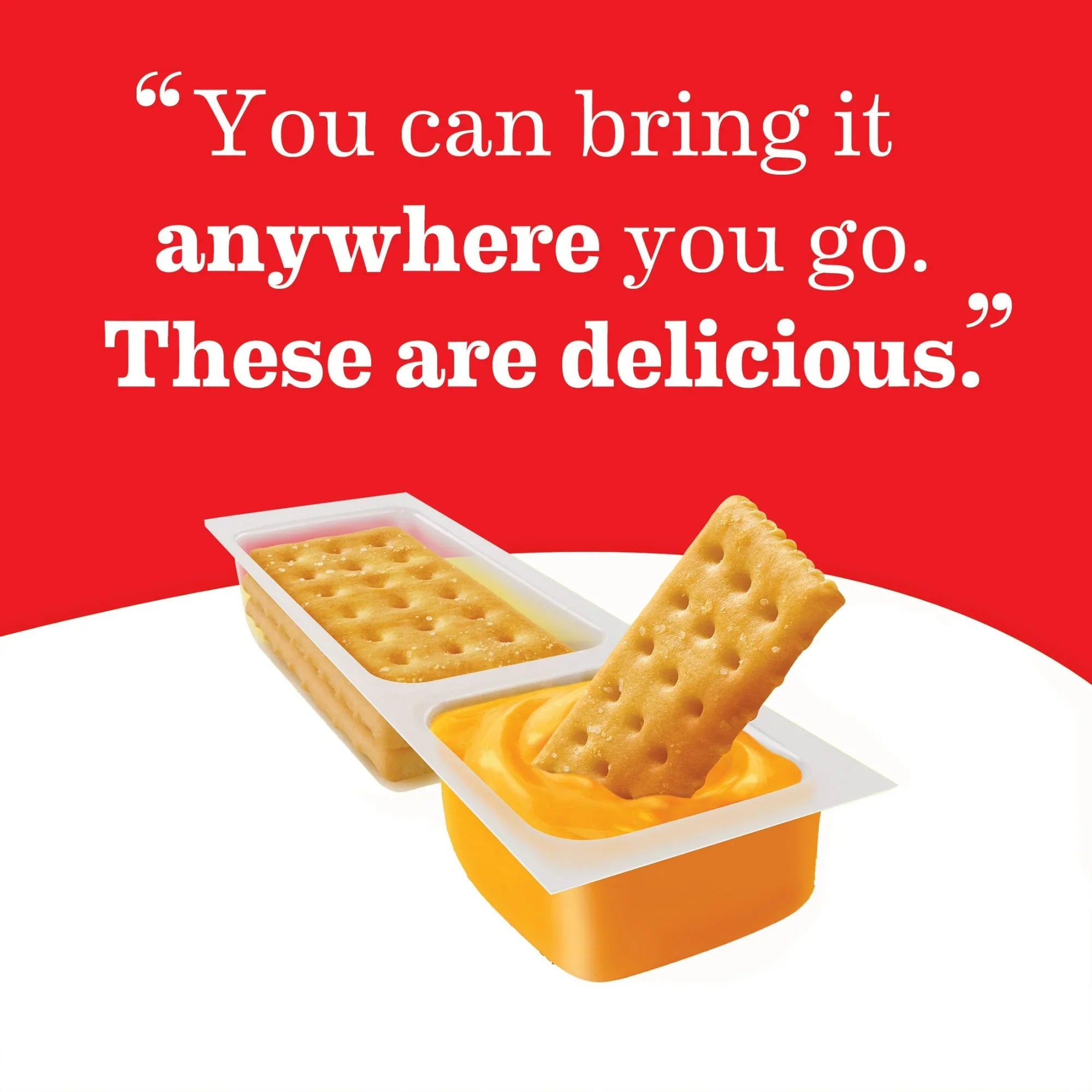 RITZ Handi-Snacks Crackers 'N Cheesy Dip Snack Packs, 10 Snack Packs