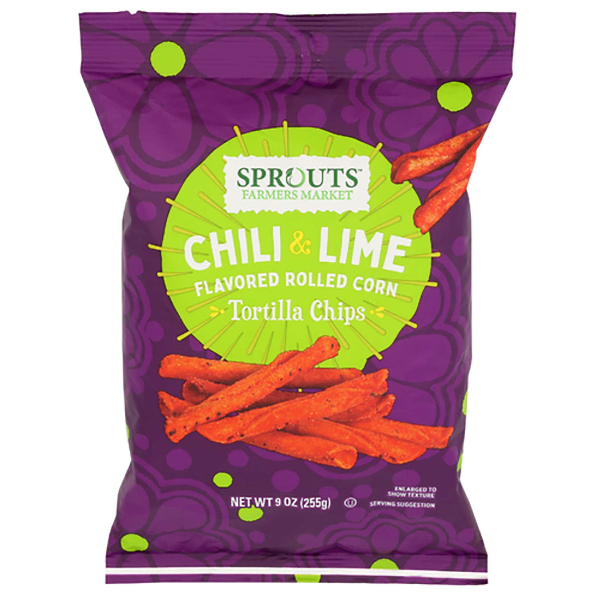 Sprouts Chili &amp; Lime Rolled Tortilla Chips, 9 oz.