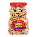 Stauffer's Original Animal Crackers, Resealable Family Size Bear Jug, Low Fat Snack for Kids & Adults, 24 oz