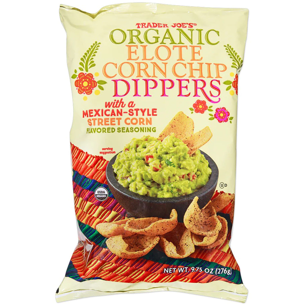 Trader Joe's Organic Elote Corn Chip Dippers, Snacks, 9.75 oz.