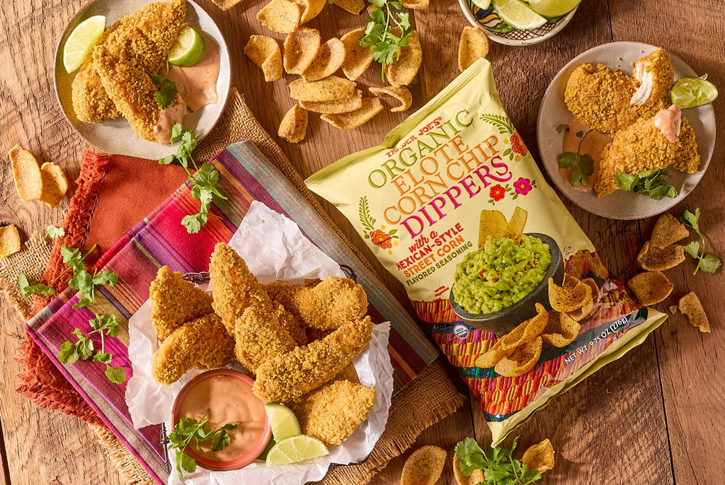 Trader Joe's Organic Elote Corn Chip Dippers, Snacks, 9.75 oz.