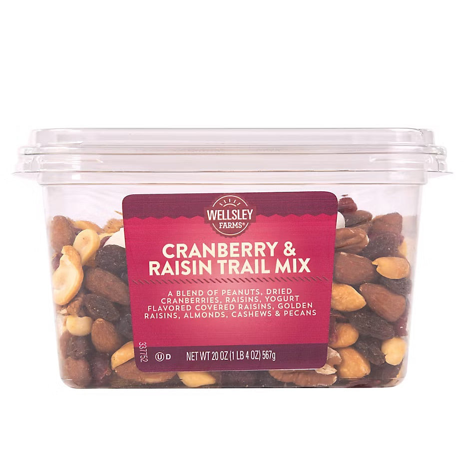 Wellsley Farms Cranberry & Raisin Trail Mix, 20 oz.