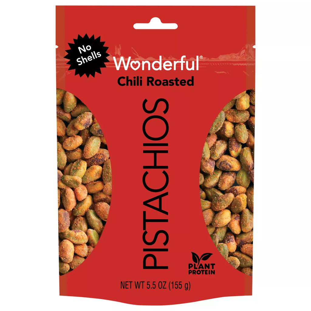 Wonderful Pistachios No Shells Chili Roasted, 5.5oz.